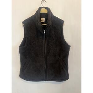 THE NORTH FACE BLACK SHERPA FLEECE VEST WOMENS SIZE XL